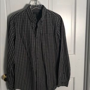 Banana Republic long sleeve plaid shirt